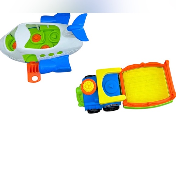 Little people lot of 2 vehicles airplane and choo choo zoo train no figures - Picture 1 of 1